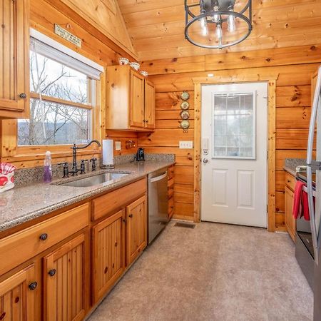 Over The Mountain - Smoky Mountain View Cabin セバービル エクステリア 写真